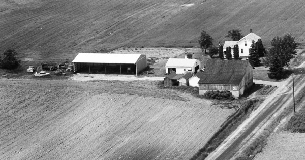 Vintage Aerial photo from 1973 in Portage County, OH