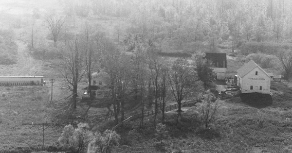 Vintage Aerial photo from 1968 in Ashtabula County, OH
