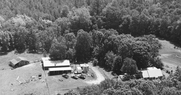 Vintage Aerial photo from 1996 in Charlotte County, VA