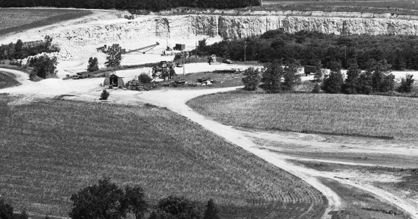 Vintage Aerial photo from 1973 in Winnebago County, IL
