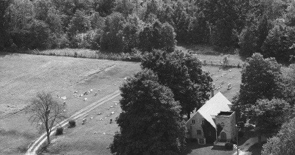 Vintage Aerial photo from 1973 in Jennings County, IN