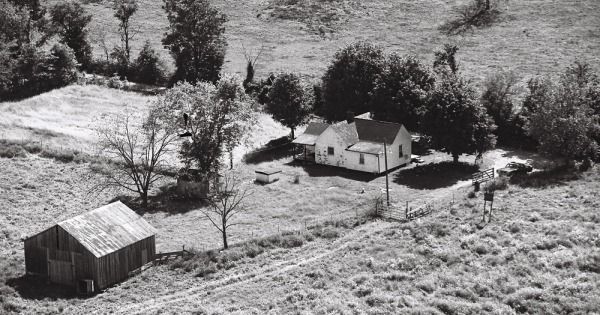 Vintage Aerial photo from 1981 in Lincoln County, KY