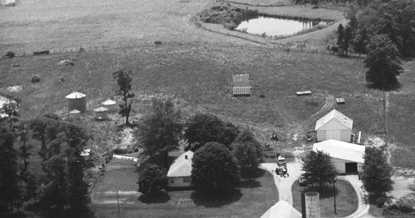 Vintage Aerial photo from 1973 in Greene County, IN