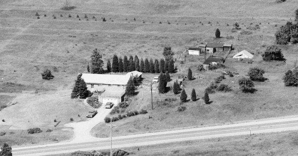 Vintage Aerial photo from 1983 in Livingston County, MI