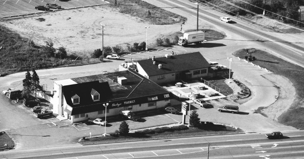 Vintage Aerial photo from 1988 in Livingston County, MI