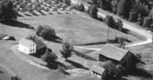 Vintage Aerial photo from 1989 in Leelanau County, MI