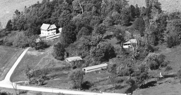 Vintage Aerial photo from 1975 in Fayette County, IA