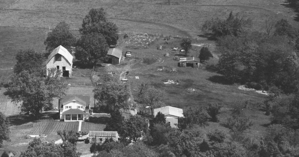 Vintage Aerial photo from 1994 in Osage County, MO