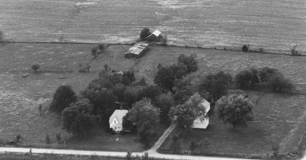 Vintage Aerial photo from 1981 in Livingston County, MO