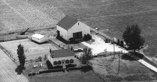 Vintage Aerial photo from 1976 in Decatur County, IN