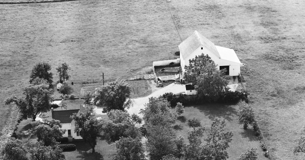 Vintage Aerial photo from 1965 in Lake County, IL