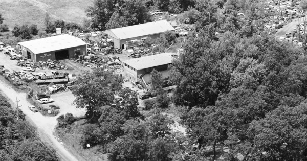 Vintage Aerial photo from 1982 in Kankakee County, IL