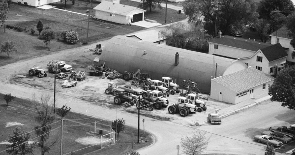 Vintage Aerial photo from 1980 in Kankakee County, IL