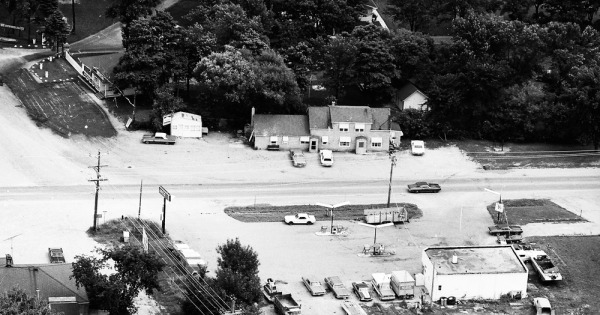 Vintage Aerial photo from 1973 in Lake County, IL