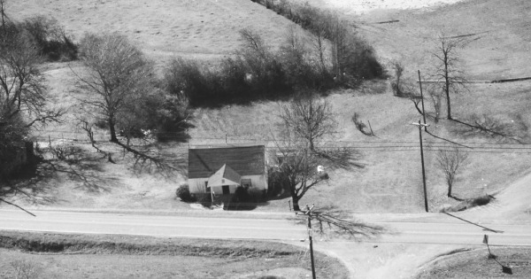 Vintage Aerial photo from 1989 in Marshall County, AL