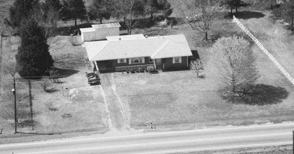 Vintage Aerial photo from 1987 in Barrow County, GA