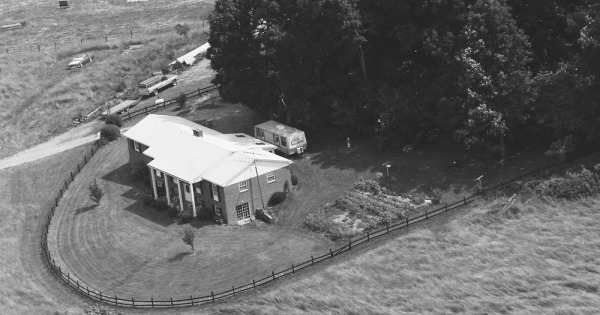 Vintage Aerial photo from 1998 in Augusta County, VA