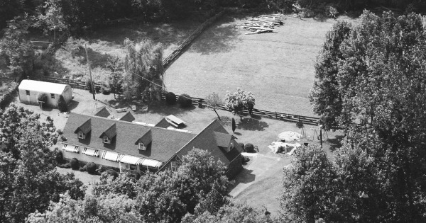 Vintage Aerial photo from 1983 in Boone County, WV