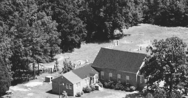 Vintage Aerial photo from 1983 in Chester County, SC