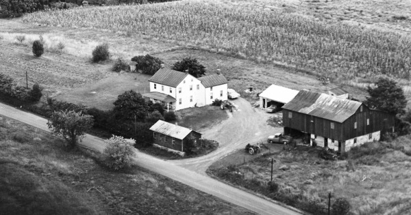 Vintage Aerial photo from 1970 in Cumberland County, PA