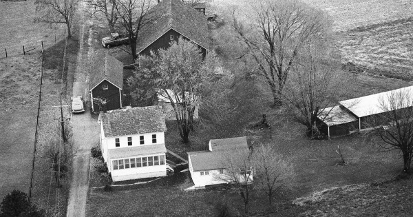 Vintage Aerial photo from 1974 in York County, PA