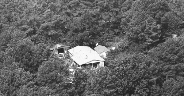 Vintage Aerial photo from 1993 in Marshall County, AL