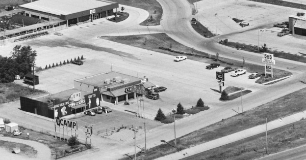 Vintage Aerial photo from 1984 in Buffalo County, NE