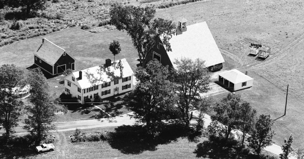 Vintage Aerial photo from 1988 in Cheshire County, NH