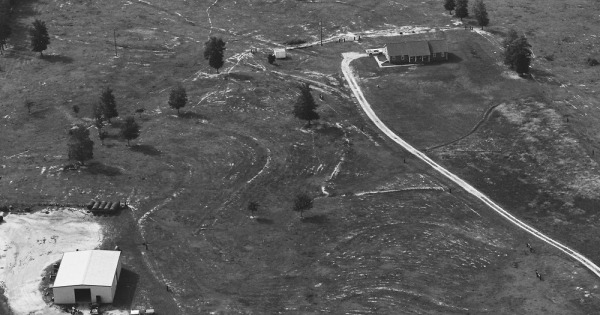 Vintage Aerial photo from 2002 in Chester County, SC