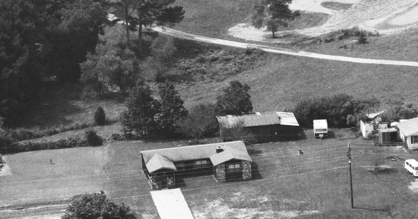 Vintage Aerial photo from 1993 in Marshall County, AL
