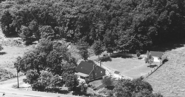 Vintage Aerial photo from 1966 in Dauphin County, PA