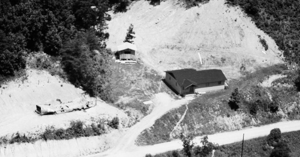 Vintage Aerial photo from 1984 in Magoffin County, KY