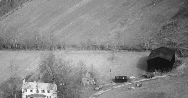 Vintage Aerial photo from 1986 in Madison County, KY