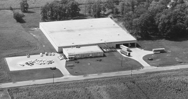 Vintage Aerial photo from 1965 in White County, IN