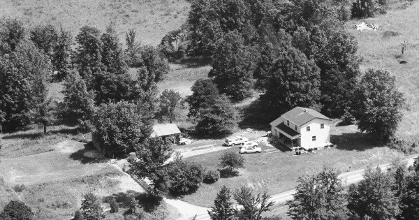 Vintage Aerial photo from 1986 in Scott County, IN
