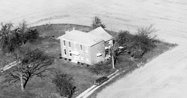 Vintage Aerial photo from 1982 in Randolph County, IN