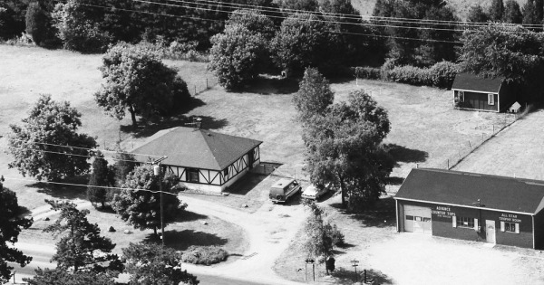Vintage Aerial photo from 1983 in Livingston County, MI
