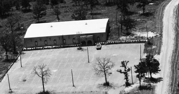 Vintage Aerial photo from 1983 in Brazos County, TX