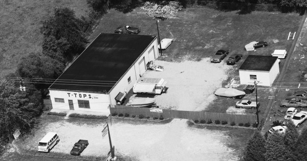 Vintage Aerial photo from 1985 in Wake County, NC
