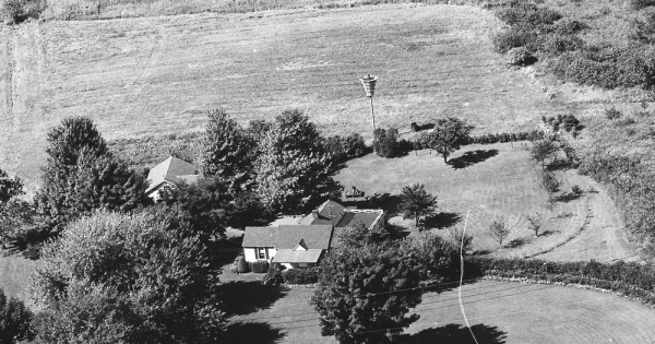 Vintage Aerial photo from 1970 in Lake County, OH
