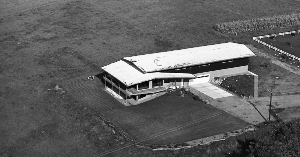 Vintage Aerial photo from 1968 in Clark County, WA