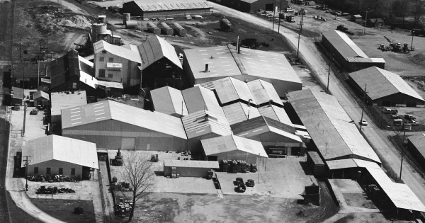 Vintage Aerial photo from 1983 in Hocking County, OH