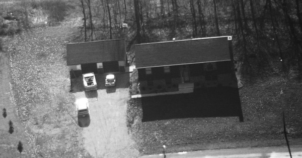 Vintage Aerial photo from 1988 in McLean County, IL