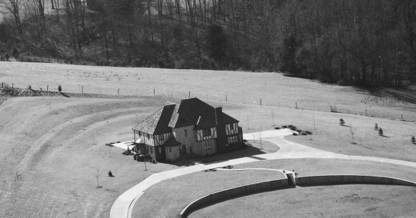 Vintage Aerial photo from 1985 in Barren County, KY