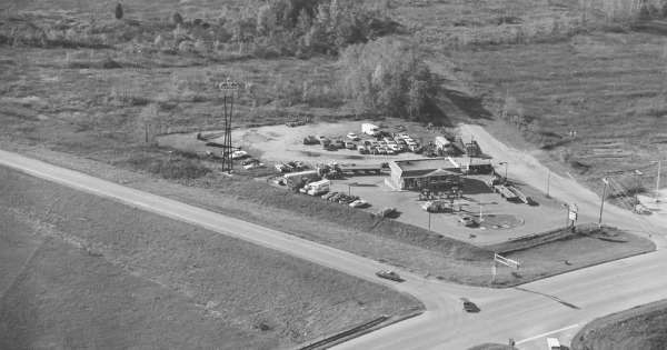 Vintage Aerial photo from 1980 in Van Buren County, MI