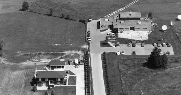 Vintage Aerial photo from 1984 in Polk County, IA