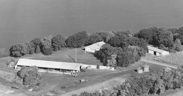 Vintage Aerial photo from 1997 in Nobles County, MN