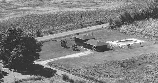 Vintage Aerial photo from 1978 in Vermillion County, IN