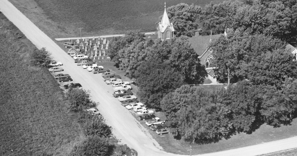 Vintage Aerial photo from 1981 in Warren County, IA