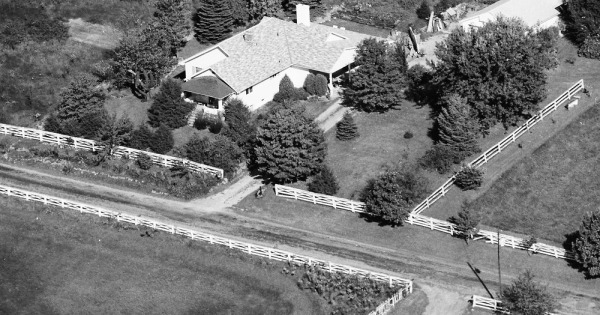 Vintage Aerial photo from 1987 in Butler County, PA
